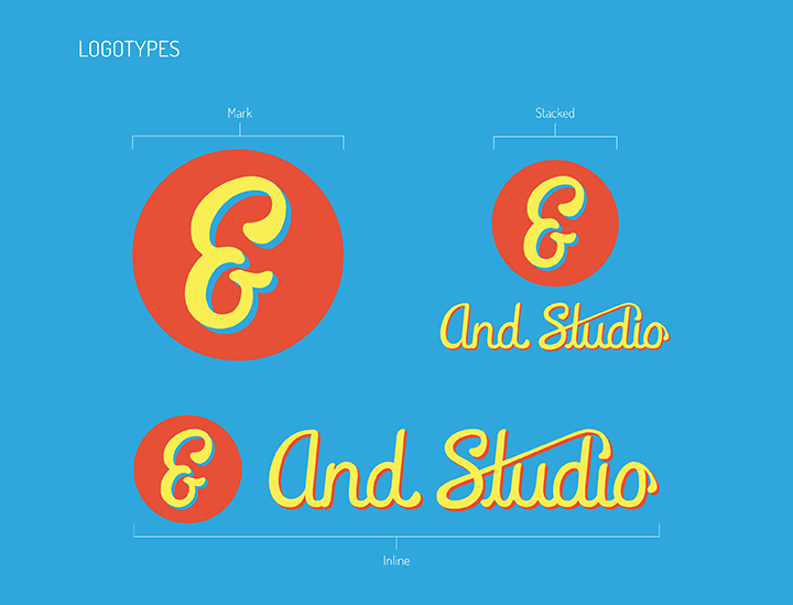 Brand Style Guide - And Studio - Logotypes